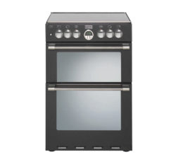 STOVES  Sterling 600DF Dual Fuel Cooker - Black